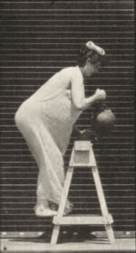 Plate 216 Bending to fill a water jar, placing it on head — figure reference